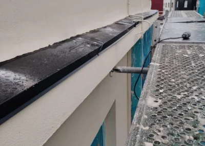 Pintado de edificio en Ronda das Mercedes de Lugo - MARLO Multiservicios