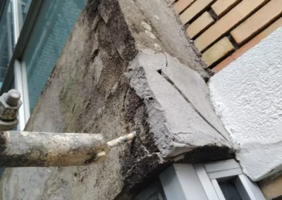 Pintado de fachada de edificio en Lugo - MARLO Multiservicios