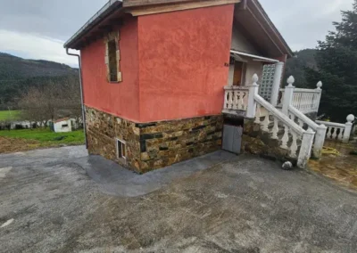 Reparación de humedades y aislamiento de casa de piedra en Lugo